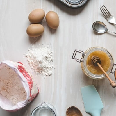 Table Scene Of Baking